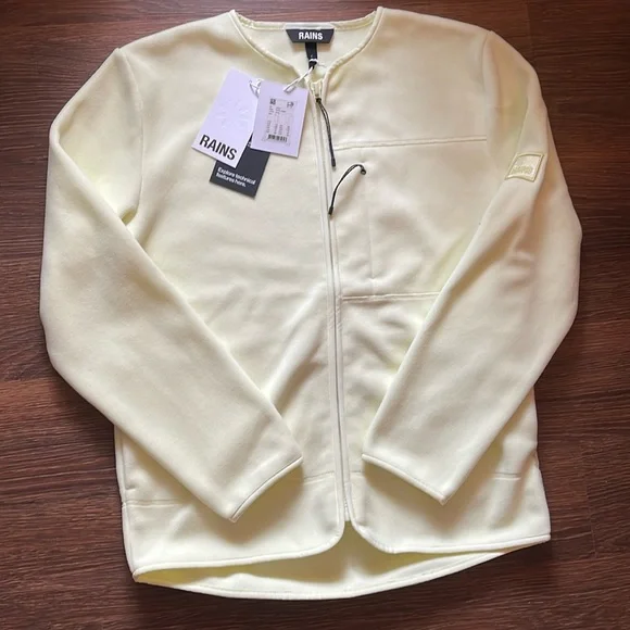 Rains Unisex Fleece Jacket Size Small - Picture 2 of 6